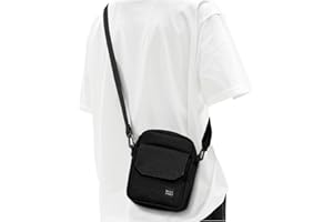 SZSYCN Black Small Shoulder Bag Crossbody Bag For Men Women Mini Messenger Bag Travel Purse with Adjustable Strap Hobos&Shoulder Bags Fanny Packs for Travel