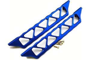 CrazyRacer for Traxxassss 1/5 6S & 8S RC Car 77076-4 Aluminum Side Trail Bar- 1PC Replace 7723 Blue