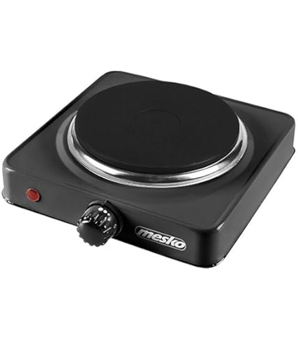 Plaque de cuisson électrique portable 1000W Plaque de cuisine Réchaud