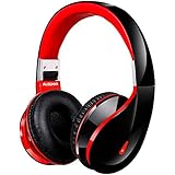 Ausdom AH2S Bluetooth Wireless Headphones with Microphone, On Ear Stereo Foldable Gaming Headset BT V4.0 for PC Mac Mobile Phones Men Kids Girls