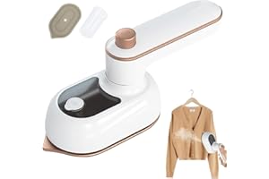 LUFEIS Mini Ferro Da Stiro per Viaggio, Portatile, 180 Gradi Pieghevole, Macchina manuale per Stiratura Rapida, per Affari