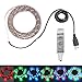 Price comparison product image DC 5V 120 Leds SMD 3528 LED Strip Light with USB Cable for TV Computer Desktop Laptop Tablet PC Car Cigar Lighter Background Decorative,2M RGB