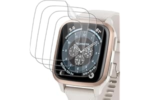 Wondoner [4 Stück] Screen Protector für Garmin Venu Sq 2 Soft TPU, Shatterproof Panzerglasfolie für Garmin Venu Sq 2 Schutzfolie, Bubble Free Fits Perfectly Displayschutz für Garmin Venu Sq 2 Folie