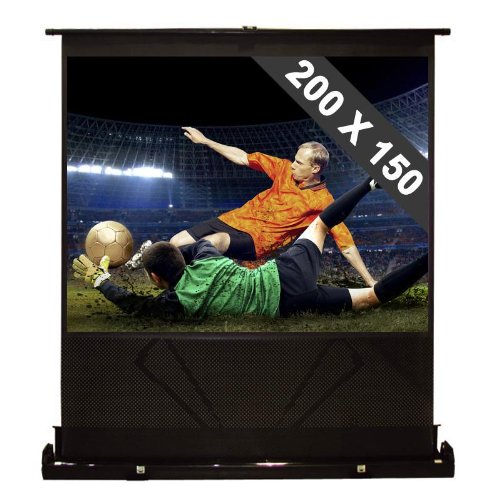 Canvas Screen for Projectors Floor Mounted Home Cinema (100