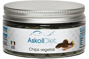 Askoll 280520 Diet Nourriture pour Poissons Chips végétaux, S
