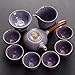 Produktbild HE-Cup Tea Set, Teapot Teacup Hand Grip Gift Tea Set Keramik Kung Fu Tea Set Exquisite Luxus,D