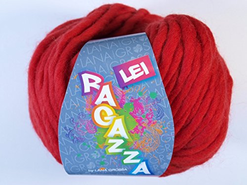 Lana Grossa Ragazza Lei 033 Rot 50g Wolle