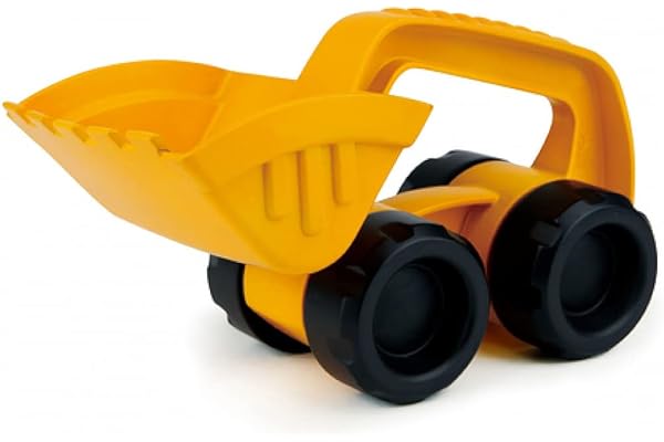 Hape Pelleteuse Enfant Jouet Monster Digger - sans BPA - Dès 18 Mois - pour Plage, Bac à Sable, Terrain de Jeu - Coordination œil-Main, Capacités Cognitives et Motricité - Facile pour Petites Mains