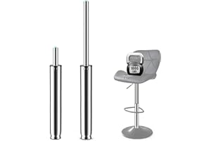 MASTERY MART 14 Inches to 22 Inches Extra Long Chair Gas Cylinder Replacement, 8" Stroke, Heavy Duty 1000 lbs, Fits Drafting Chairs Bar Stools, Class 4, Not for 1KEA, Silver
