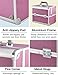 Beyondfashion Black Beauty Box Beauty Jewellery Storage Bag Nail Saloon Case (Pink)