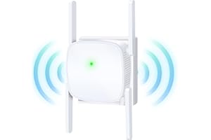 ZOEYZOEY WLAN Verstärker 1200Mbit/s WiFi Repeater,Dualband 5GHz & 2.4GHz WLAN Repeater mit WPS,WiFi Internet Verstärker Kompatibel Allen WLAN Geräten,WiFi Range Extender Mit LAN/WAN Port