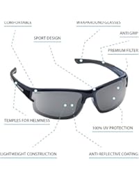 Cressi Phantom - Gafas de sol, color negro / verde, talla única