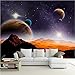 Produktbild Wongxl Custom Photo Papier Für Wandplakate Moderne Kunst Malerei Space Planet Moon Star Mars Einfaches Wohnzimmer Sofa Hintergrund Wandbild Tapeten 3D Tapeten Fresko Wandmalerei Mural Wallpaper 120cmX100cm