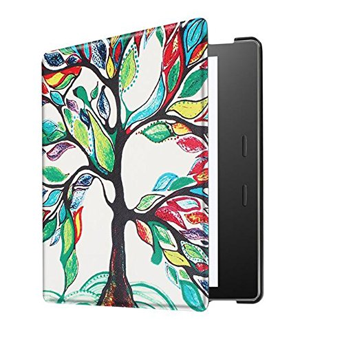 Zhuhaixmy Malerei Schlaf   Wach Leder Ledertasche f  r 7  All New Amazon Kindle Oasis 2017 9th Generation  Stil 1 