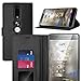 Produktbild KuGi Lenovo Phab 2 Pro Hülle- Hochwertige Ständer PU-Leder-Mappen-Kasten für Lenovo Phab 2 Pro 4G LTE Smartphone.(Schwarz)