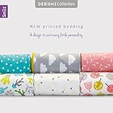 snuz Moses Korb/Kinderwagen Spannbettlaken – Cloud Nine Print - 6