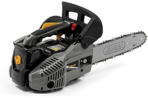 Alpina Motosega da potatura APR 25 (10)’’, Barra di taglio 25 cm (10’’), Motore a scoppio 25,4 cc, 900 W, Velocità catena 21 m/s, Pompa olio automatica regolabile