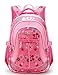 Produktbild FREEMASTER Kinderrucksäcke Schulrucksäcke Schultasche Daypacks Backpack für Kinder Mädchen Jungen Jugendliche Schulrucksäcke mit Gurt M/S 45*30*16/ 41*27*13 CM 22/15 Liters (Pink, S)