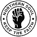 Price comparison product image " NORTHERN SOUL – KEEP THE FAITH " themed ROUND MOUSEMAT / CIRCULAR MOUSE MAT PAD Great Gift for any soul music fan, DJ, turntablist or vinyl lover