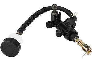 Kimiss Motorcycle Brake Master Cylinder,Aluminium Alloy Rear Pump Hydraulic Brake Master Cylinder for GSXR 600 750 1000 1300//motorcycle rear brake master cylinder