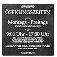 Interluxe XL Shabby Vintage Schild Türschild ÖFFNUNGSZEITEN Laden Firma