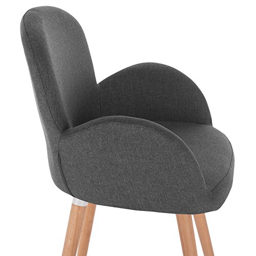 WOLTU 1x Esszimmerstühle Küchenstuhl Wohnzimmerstuhl Polsterstuhl mit