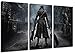 Produktbild bloodborne ps4 game 3-Teilig(120x80cm) auf Leinwand, XXL riesige Bilder fertig gerahmt mit Keilrahmen, Kunstdruck auf Wandbild mit Rahmen