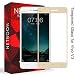 Vivo V3 Tempered Glass Screen Protector Guard Full Edge to Edge Screen Cover - NETBOON® Branded Tempered Glass HD Clarity, 9H Hardness, Ultra thin, Anti-Scratch Original Gorilla Glass Guard for Vivo V3 - Gold RS.345.00
