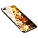 Produktbild iPhone 6 Handyhülle, Schöne Lilie Blumenmuster SXUUXB iPhone 6s lustig Cool 3 in 1 Kreatives Design Flexible Gummi Schwarz Stoßstange + Hart PC Plastic Zurück + Gehärtetes Glas Back Cover Anti-Schock Drop-Schutz Hybrid Bumper für Apple iPhone 6/6s 4,7 Zoll,- Lily + 1 x Freie Halterung ( Farbe Zufällig)