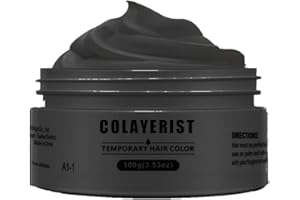 COLAYERIST Noir Cire Colorante Cheveux Hommes et Femmes