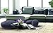 Vercart (TM) - 3D Artificial Living Stone Cases/Covers(Without Stuffing) 8"x8" Dark Grey - Throw Pillows Plush Toys For Children Creative Home Decoration Photo Or Film Props (00626)