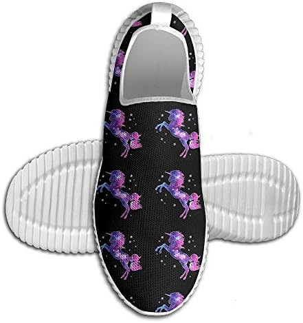 Jertfdger Unicorn Galaxy Space Universe Lightweight Breathable Casual Sports Shoes Fashion Sneakers Walking Shoes 43