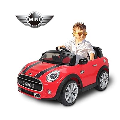 Homcom BMW mini Hatch voiture véhicule électrique pour enfant plus de 37 mois 2 moteurs 12V avec licence télécommande rouge neuf 53RD