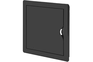 Miratic Trappe de Visite Panneau d'Inspection Rabat de Révision Noir Différentes Dimensions (15 x 15 cm)