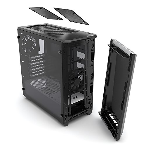 Phanteks Eclipse P400S Tempered Glass Midi-Tower Negro  Color blanco carcasa de ordenador - Caja de ordenador  Midi-Tower  PC  Acrilonitrilo butadieno estireno  ABS   Vidrio  Acero  ATX EATX Micro-ATX Mini-ATX  Negro  Blanco  Multi 