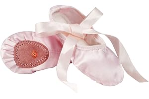 Geagodelia Ballet Shoes Ballet Shoes Satin Dance Shoes with Split Suede Sole Ballet Training Dance Shoes Kids Girls 23-30