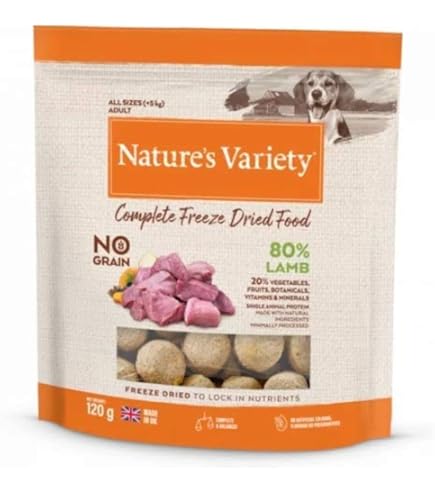 Nature's Variety Freeze Dried Hundefutter – Komplettfutter Mit Truthahn Für Kleine Hunde, 120g Gefriergetrocknet
