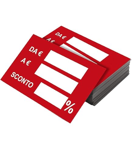 KIT 100 pezzi CARTELLINI personalizzabile - FRUTTA E VERDURA - Etichetta segnaprezzo Cartoncino prezzo ideale per professionisti (150X100