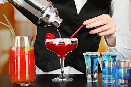 Cocktailshaker Set von GRAND – Das Geschenkeset beinhaltet 1x Edelstahlshaker, 1x Premium Doppel-Messbesser, 1x Stößel, 1x Mixlöffel, 1x Flaschenöffner, 1x CocktailRezepte-Ebook. - 5