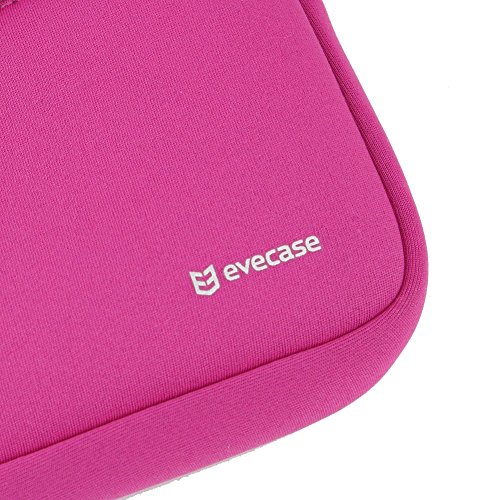Evecase Neopren Tablet Hülle für Odys Junior Tab 8 Pro 20,3cm 8 Zoll – Kinder / Hot Pink - 4