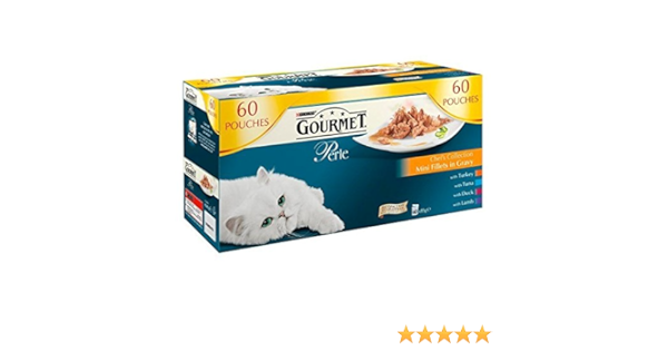 gourmet cat food 60 pouches