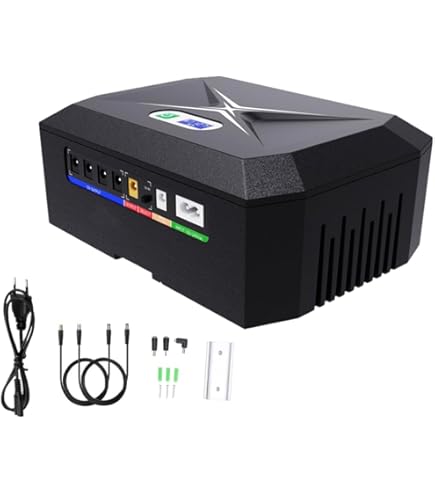 Alimentatore UPS Batteria 5V/9V/12V Con Uscita DIY Per 18650 - Per Auto, Router, DVR - Foto 14