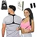 Produktbild Fitnow365 Geradehalter zur Haltungskorrektur-Damen & Herren-gerader Rücken-Rückenbandage für eine aufrechte Körperhaltung-Rückenstabilisator stufenlos verstellbar-inkl. Tragetasche & 2 Achselpolster