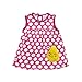 Produktbild Kleid Baby Blumen Print Cartoon Weiß, Riou Babykleid Baby Trägershirt Kleid Kleinkind-Nette Baby-Baumwollblumen-Kind-Punkt-Gestreifte T-Stücke Kleiden T-Shirt Weste (0-24M, Hot F)