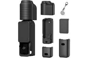 EJRUP 7 étuis de protection pour DJI OSMO Pocket 3, silicone, ajustement précis, osmo pocket 3 accessoires, osmo pocket 3 creator combo