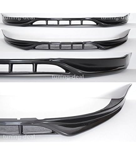 thumbnail image 2 of Ingo Noak Tuning Front Spoiler Lip 'Sword' For Audi A4 B7 (8E) - ABS, Matt Black, With ABE 2 of 5
