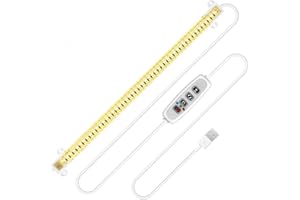 Craftsboys LED Plant Grow Light Strips Full Spectrum for Indoor Plants with Auto ON/Off Timer, 48 LEDs / 10 Dimmable Levels, Sunlike Grow Lamp for Hydroponics Succulent (Sunlight, One Bar)