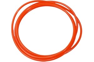 FEEGOW Cinghia di trasmissione a rullo, per bici da bicicletta, con perimetro di 5 mm, 185 cm, colore rosso, confezione da 1