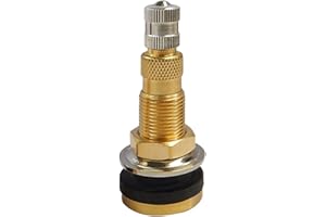 iSpchen Messing Reifenventilschaft Universal Metallventile Kupfer Felgenventile Tubeless Vakuum Reifenventil für Auto Reifen Ventil Adapter