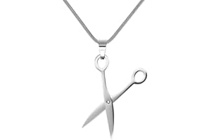SoulCats® Catena Ciondolo Forbici con Catena in Acciaio Inox